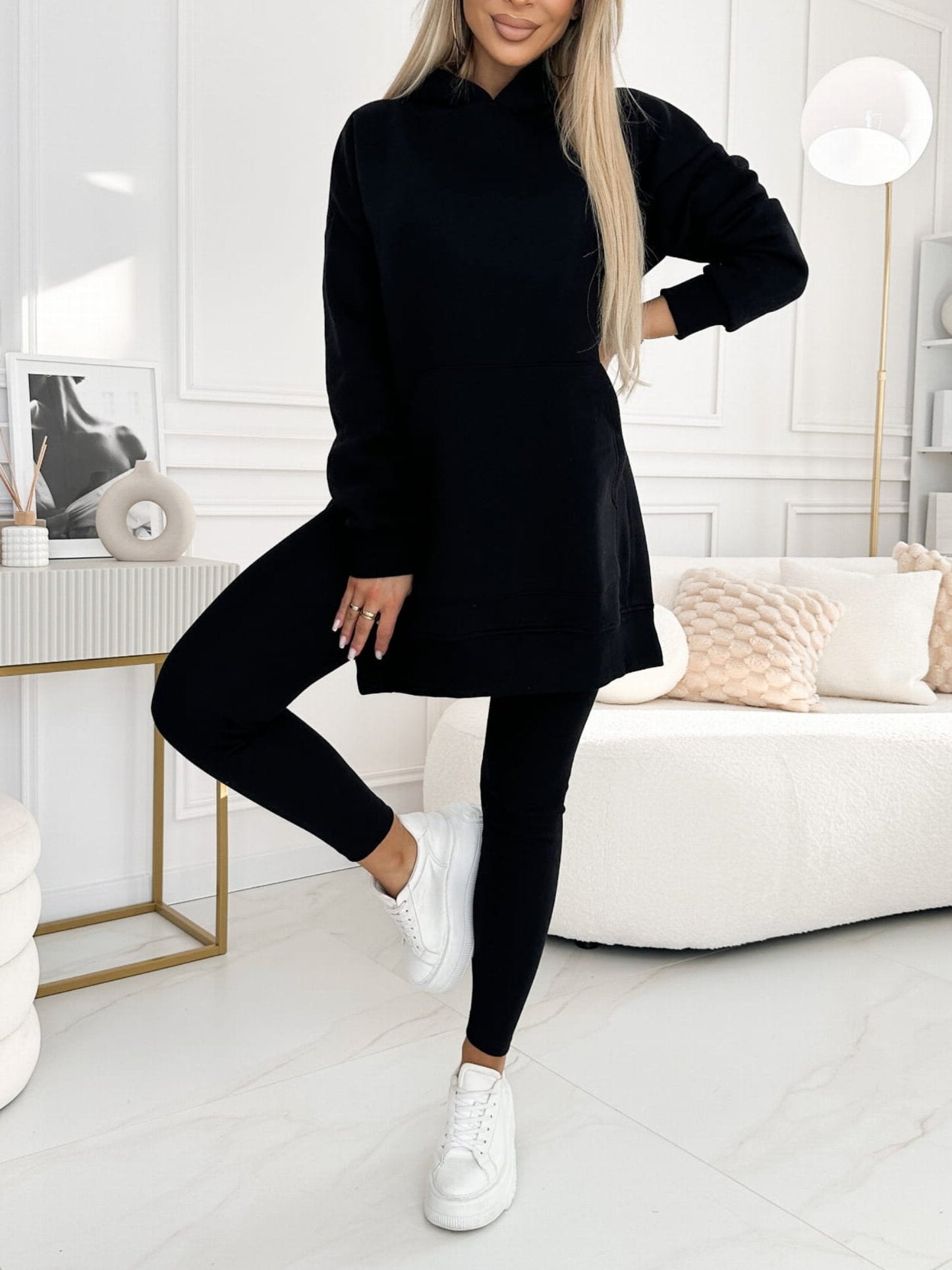 CHIC COMFORT™ | Set felpa con cappuccio e leggins da donna