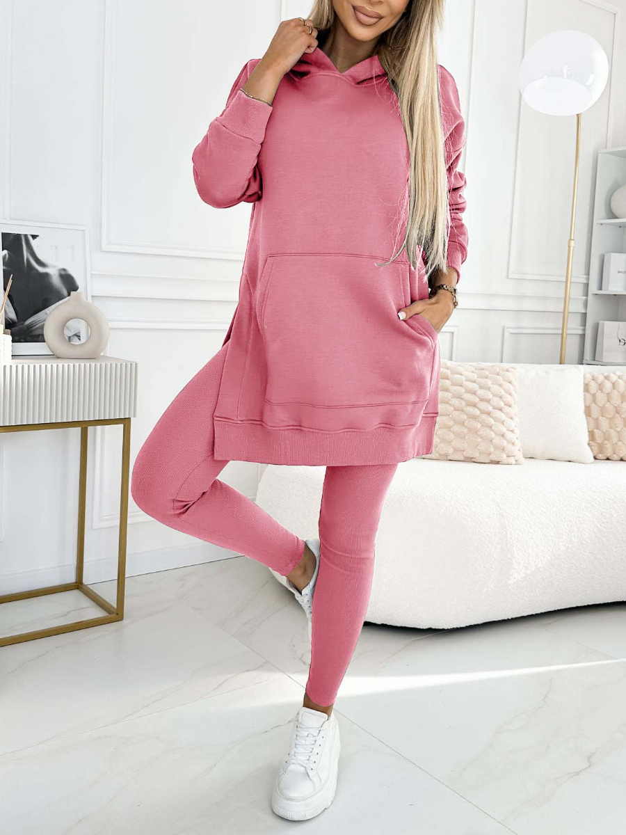 CHIC COMFORT™ | Set felpa con cappuccio e leggins da donna